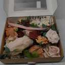 Ling's Moment Terracotta Artificial Flowers Greenery Grand Box Set, Burnt Orange & Blush Peony Fake Flower for DIY Wedding Bridal Bouquet, Centerpieces Decor, Floral Arrangement Decor, etc.
