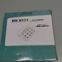 JF11W Big Button Phone for Seniors Home Phone Corded Landline Phone for Elderly Amplified Telephone for Hearing Impaired Aid Telephones with Loud Speakerphone Desktop Telephone