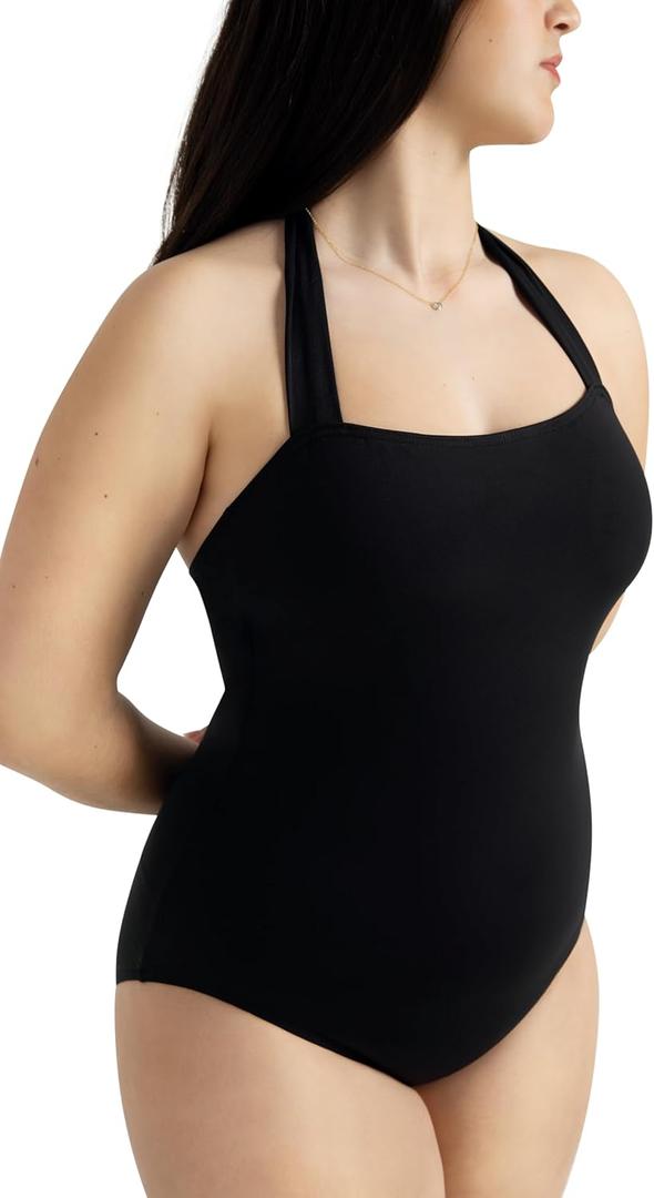 Capezio Women's Halter Leotard (Medium, Black)