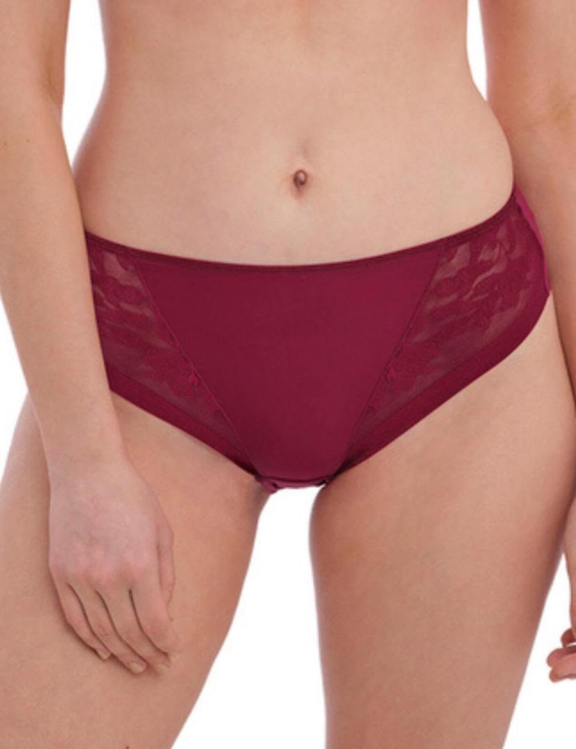 Fantasie Women's Illusion VPL-Free Brief (XX-Large, Berry)