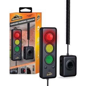 Armor All Advanced Garage Parking Aid with LED Light, Garage Parking Sensor with Color Changing Distance Indicator, Parking Sensor and Garage Stop Light Parking Aid for Safe Parking