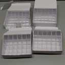 4 Pack Acrylic Lipstick Holder Organizer, 24 Slot Clear Lip Gloss Holder, Lipstick Display Stand for Lipsticks, Lip Balms, Makeup Brushes & Nail