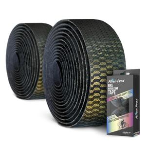 ALIEN PROS Chameleon Tail Bike Handlebar Tape (Set of 2) - Elevate Your Ride with Stylish, Comfortable, and Color-Shifting PU Tape for Enhanced Grip with These Bicycle Handle bar Tape (Gold)