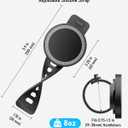 Stroller Phone Holder, Compatible with MagSafe, Magnetic Handlebar Mount, 17x N52 Strong Magnets, Fits Treadmills, Peloton, Shopping & Golf Carts, Adjustable Strap, iPhone 1217 & Android