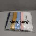 Marchare Girls Knee High Socks Kids Boys School Uniform 5-7 Years Seamless Cotton Athletic Socks Stockings Ivory/Pink/LGrey/DNavy/Blue/Yellow 6 Pack