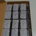 Ansible 24 Pcs Chair Leg Floor Protectors Square, Silicone Felt Furniture Leg Pads Caps Covers for Hardwood Floors (Fit:1-1/2" to 1-7/8")