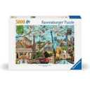 Ravensburger  Big City Collage  5000 Piece Jigsaw Puzzle  Stunning Vivid Colors  The Globes Biggest Cities  Postcard Rendition  Frameable  Premium Quality  Puzzles for Adults