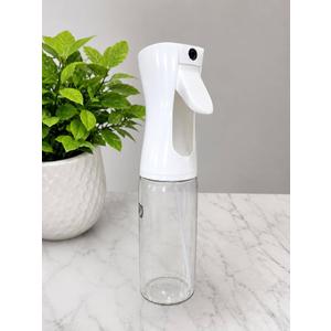 Hair Sprayer, Ergonomic Hair Sprayer Bottle Screw Interface Multipurpose Leak Proof Fan Atomizing Nozzle 200ML White
