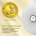 Dreamegg Portable Noise Machine for Baby Adult, Features Powerful Battery, 21 Soothing Sound, Noise Canceling for Office & Sleeping, Sound Therapy for Home, Travel, Registry Gift, Classic White