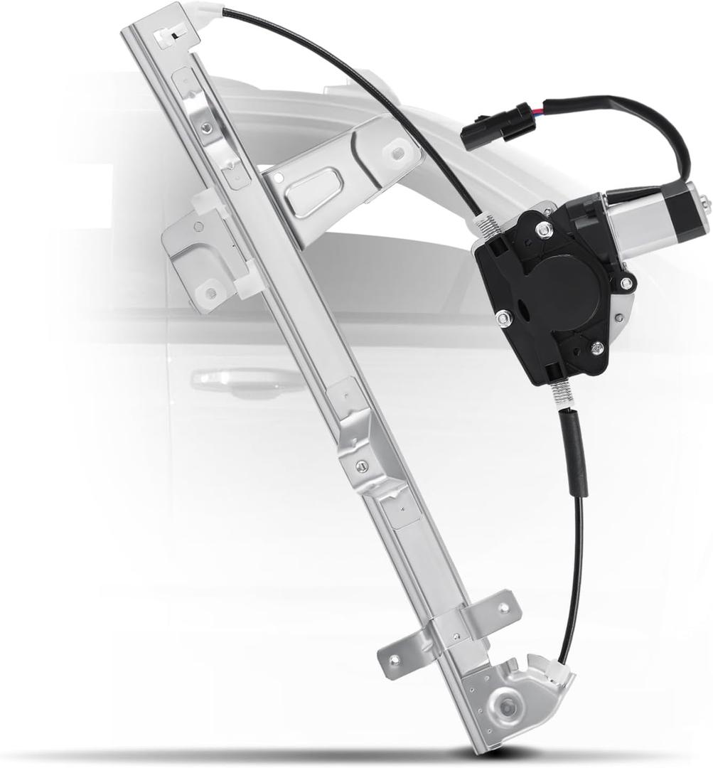 YHTAUTO Front Passenger Side Power Window Regulator With 2-Pin Motor Assembly Compatible with Jeep WJ Series Grand Cherokee 2000-2004 Sport Utility