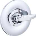 Shower Faucet Handle Trim Kit for Delta Tub and Shower Faucets, Shower Replacement Kit Compatible with Delta Shower Trim Kit, Single-Handle Valve Tub Shower Trim Kit (Chrome)