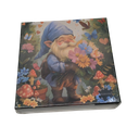 Gnome 1000 Piece Puzzle for Adults, PICKFORU Spring Bird Flower Jigsaw Puzzles Mushroom Butterfly, Hard Difficult Challenging Nature Plant Garden Theme as Wall Decor 2Pcs