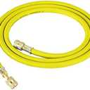 Robinair 31078 1/4" Premium Refrigerant Charging Hose - 72" Long, Yellow, Standard Fittings
