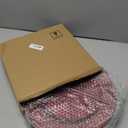 Okllen 12 Pack Plastic Round Charger Plates, 13" Red Beaded Charger Plates Decorative Dinner Chargers, Embossed Charger Serving Plates for Wedding, Catering Event, Tabletop Decor