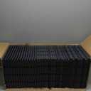 36 sq. ft Plastic Interlocking Deck Tiles, 36 Pack,12"x12" Waterproof Outdoor Flooring All Weather Use, Patio Floor Decking Tiles for Porch Poolside Balcony Backyard, Dark Grey