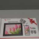 Frameo 10.1 Inch WiFi Digital Picture Frame, Smart Cloud Electronic Photo Frame with HD IPS Touch Screen Slideshow 32GB Memory Auto-Rotate Wall Mount, Share Photos/Videos from Phone by Frameo App