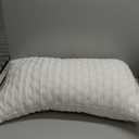 Side Sleeper Pillows for Neck & Shoulder Pain Relief - Ergonomic Curved Design, Adjustable Shredded Memory Foam Loft, Dual-Sided Cooling & Soft Cover, Extra Fill Included, Queen Size