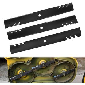 Replace for 3PK Lawn Mover Blades, Fit for 60" Hustler 794230 793935 794214 600901 603992X 793794 793794X - for Diesel Z, Hustler Z, Raptor SD, Super 104, Replace for New Oregon G3 Gator Blades