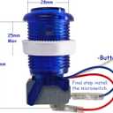 SJ@JX Arcade Game LED Controller Lamp USB Encoder 2 Player Gamepad Microswitch Light Button 8way LED Joystick for Nintendo Switch PC PS3 Retropie Raspberry Pi MAME (Multicolor)