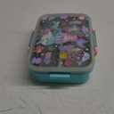 Stainless Steel Bento Lunch Box for Kids, 800ml/27oz BPA-Free Leak-Proof Food Containers with 3 Compartments, Freezer & Dishwasher Safe, Back to School Students Lunches Size for Ages 3-7 (B06. Mermaid)