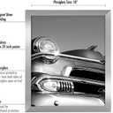 Americanflat 18x24 Poster Frame with Polished Plexiglass - Silver Picture Frame - Wide Photo Frames Made of Engineered Wood for Vertical or Horizontal Wall Display - Epic Collection - Silver
