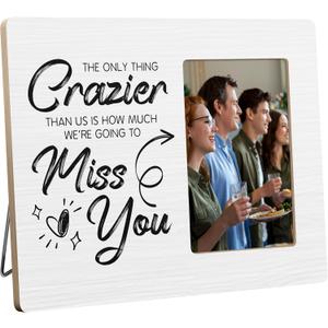Coworker Leaving Gifts for Women Men, Neighbor Moving Picture Frame, 4x6 Inch Photo