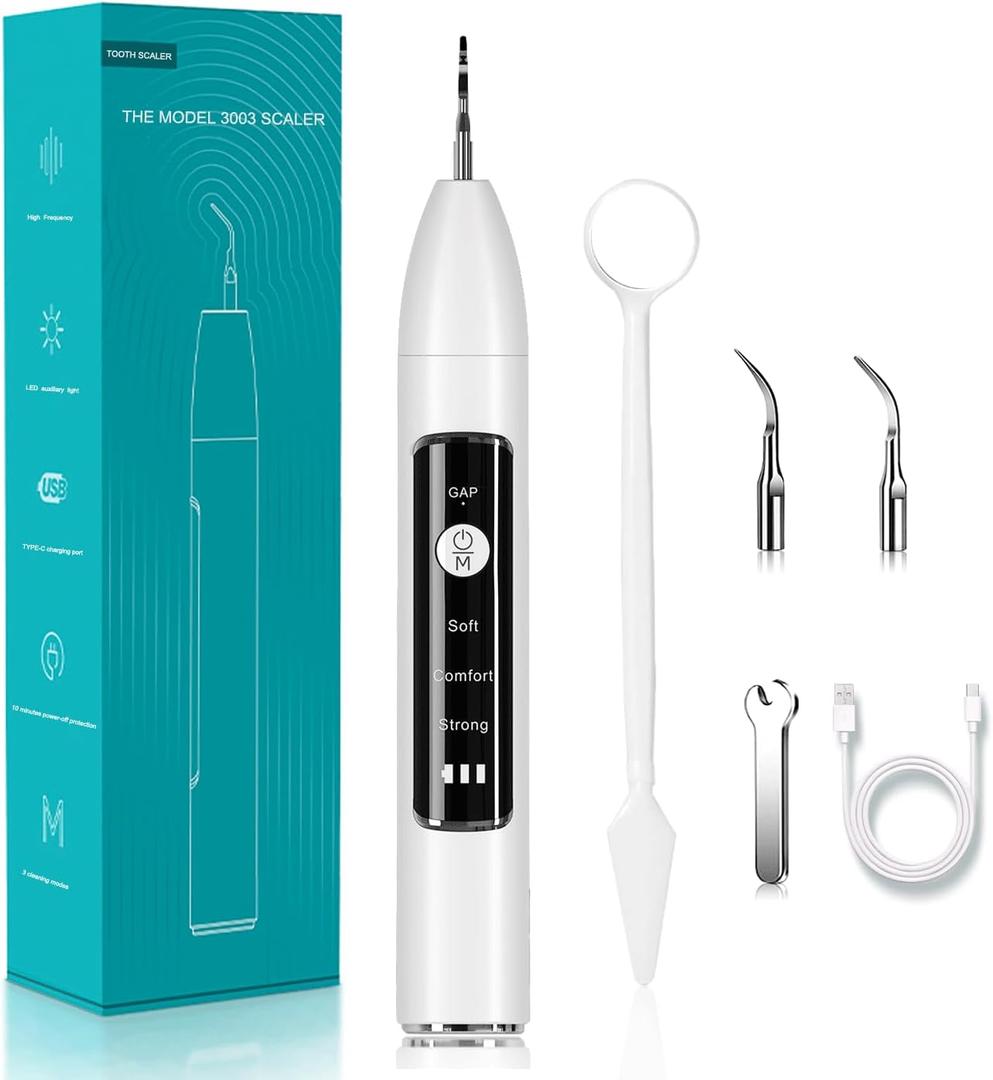 Scaler Plaque Remover for Teeth, Dental Tartar Calculus Remover Teeth Cleaning Kit