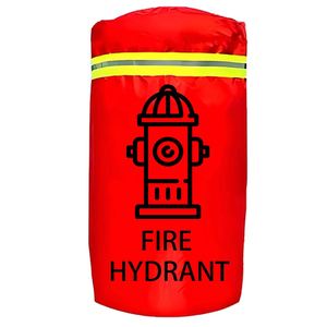 Fire Hydrant Cover Used For Outdoor Fire Hydrant Anti-Freeze Rainproof Thermal Insulation And Dustproof Cover (Single layer waterproof cloth, Diameter19" *31"H)