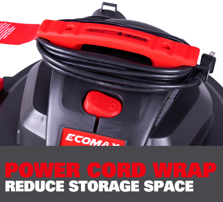 Ecomax 10 Gal 5.5HP Stainless Steel Vac