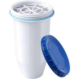 0 TDS Water Filter Replacement for Zero Pitcher & Dispenser | Upgraded 6-Stage Filtration | Removes 99.9% of Lead, Chromium, PFOA/PFOS | Compatible with ZR-001, ZR-004, ZR-017 | 1-Pack