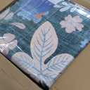 GarveeHome Floral 5x7 Christmas Area Rugs for Living Room Machine Washable Soft Boho Non-Slip Backing Carpet Indoor Stain Resistant Low Pile for Bedroom Farmhouse Rugs Green