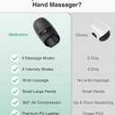 Medcursor Hand Massager - Hand Massager with Heat and Compression for Carpal Tunnel and Stiff Joints, Pain Relief from Wrist to Palm and Finger, Gifts for Women Men (Rechargeable)