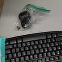Logitech MK235 Wireless Keyboard and Mouse Combo for Windows, 2.4 GHz Wireless Unifying USB Receiver, 15 FN Keys, Long Battery Life, Compatible with PC, Laptop
