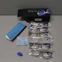 NOVIVON 6 Pack Reading Glasses with 6 Cases Blue Light Blocking Readers for Women & Men, Computer eye glasses, Cheaters, +2.50