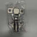 20 Pack Soft Close Cabinet Door Hinges for 1/2" Partial Overlay, 105 Degree Opening Angel, Stainless Concealed Kitchen Cabinet Hinges with Mounting Screws, Manual and Door Bumpers