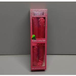 Wicked Heatless Curls Overnight Rods Heatless Hair Curler Velvet Satin Jumbo Flexi Rods to Sleep in, No Heat Overnight Sleeping Blowout Curls Wave Styling Tools