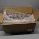 OTOB 36 Pack 6 oz Plastic Champagne Flutes, Reusable Crystal Clear Disposable Wine Glasses Reusable & Unbreakable Hard Plastic Cocktail Cups for Wedding Party Home Birthday Toasting Drinking