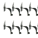 (Pack of 8) XFITTING 1/2 Inch Pex Tubing Bend Support With Mounting Plate