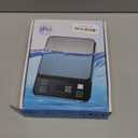 IP67 Waterproof Kitchen Scale, 5kg/11lb Capacity 0.1g Precision, Kitchen Scales Digital Weight Grams and Ounces,Battery Powered with 5 Units Conversion - Food Scales for Kitchen Essentials