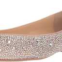 Betsey Johnson Women's Jude Ballet Flat (5, Nude Satin)