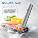 Portable Handheld Vacuum Sealer for Food Preservation, Cordless Vacuum Sealer Mini Sealer + 35 Reusable Sous Vide Bags