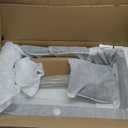 Muiceon Countertop KitchenSinks and Faucet,30x19 Inch Drop in Black Single Bowl Kitchen Sinks,9 inch Deep Handmade Overmount Kitchen Sink, T304 Stainless Steel Nano Workstation Sink with Accessories