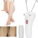 Threading Hair Removal, Hair Removal Device, Electric Threading Epilator USB Hair Remover for & Body Hair Removal with Cotton Thread Roll (Pinks)