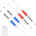 Washer Suspension Rod and Spring Assembly WH16X26909 WH16X26908 Compatible with GE Hotpoint Washing Machine Replace WH16X25220 WH16X25219 AP6292085 AP6286894 EAP12343379 4588119