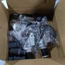 HARDURA Stainless Steel Table with Wheels 24 x 60 Inches Casters NSF Heavy Duty Commercial Work & Prep Table with Undershelf and Galvanized Legs for Restaurant Kitchen Bar and Hotel Garage