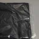 DONREN 20 Inch Length Curtains Vlances- 2 Panels Blackout Thermal Insulating Small Curtain Tiers for Bathroom Rod Pocket Top (Black,24 Wide by 20 Inches Long)