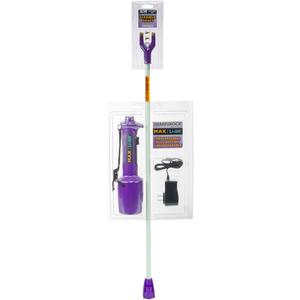 SHARPSHOCK MAX Electric Cattle Prods with Redesigned Handle, Hi/Lo Switch, Removable Tips, Durable Polycarbonate, Made for Livestock Handlers (33 Inch)