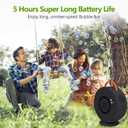 Bubble Machine for Kids Toddlers, 90 360 Rotatable Automatic Bubble Blower 4000+ Bubbles/Min, Bubble Maker for 3 4 5 6 7 8 Year Old, Easter Christmas Birthday Outdoor Wedding Party Gifts