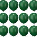 12 inch Dark Green Latex Balloons, 60 pcs Thick Balloons for Party Decorations (12inch Dark green)