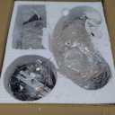 Bestier Black Modern Pendant Chandelier Crystal Raindrop Lighting Ceiling Light Fixture Lamp for Dining Room Bathroom Bedroom Livingroom entryway 1 E26 Bulbs Required D13 in x H16 in